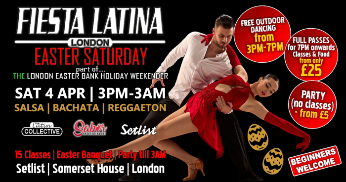 FIESTA LATINA EASTER SATURDAY - 4th April 2026